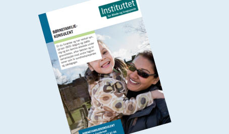 Foto af flyer: Børnefamiliekonsulenten
